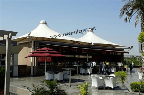 Modular PVC Resort Umbrella Tensile Structure At Rs 330 Sq Ft In New