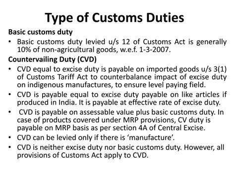 Ppt Basics Of Custom Duty Powerpoint Presentation Free Download Id