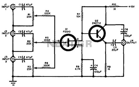 Audio Mixer under Audio Mixer Circuits -14237- : Next.gr