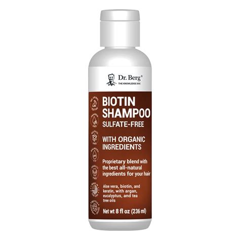 Dr Berg Biotin Shampoo Hair Growth Shampoo For Women And Men 236 Ml