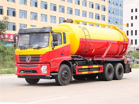 Dongfeng X Heavy Duty Tons Fecal Truck Septic Tank Sewage Vacuum