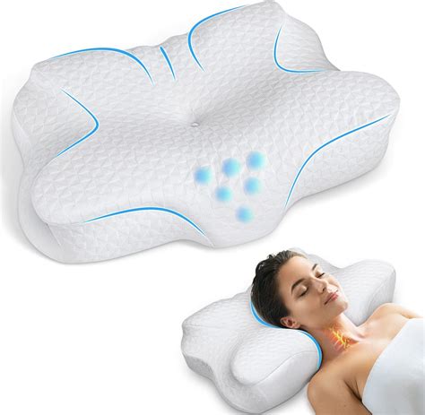 Zibroges Cervical Pillow Memory Foam Pillow For Neck Head Shoulder