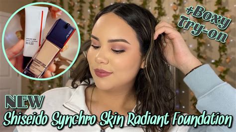 Try On New Makeup With Me Shiseido Synchro Skin Foundation Primer