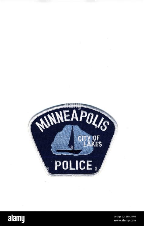 Minneapolis Police Department Patch Stock Photo Alamy