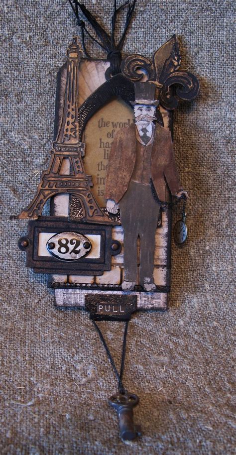 Tim Holtz Grunge Tag And Steampunk Rocket Annes Papercreations