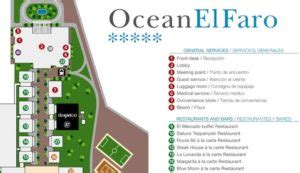 Ocean el Faro Punta Cana resort map - Guide To DR