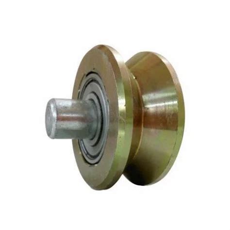 Track Roller Wheels 4 Inch Galvanized Double Bearing Track Wheel