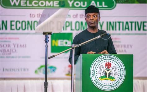 Osinbajo Launches Economic Diplomacy Policy Ships Ports