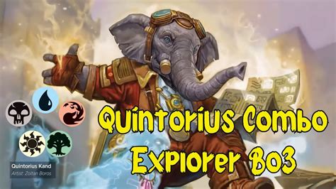 Quintorius Combo Explorer Bo3 Mtg Arena Gameplay en Español YouTube