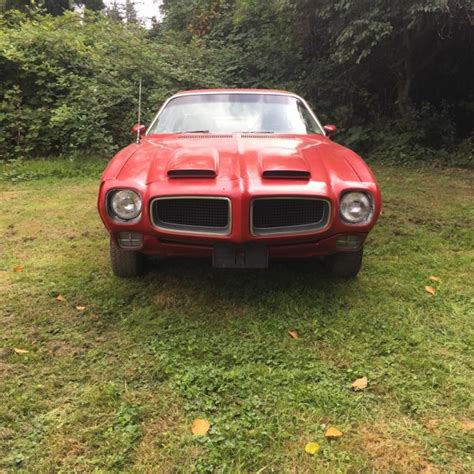 1971 Pontiac Firebird Formula 400 Rear Spoiler Rally Iis Tachgauges