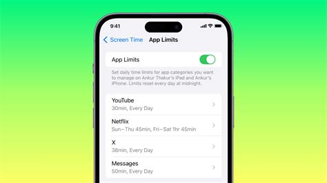 How To Set A Limit For Time Spent In Iphone And Ipad Apps