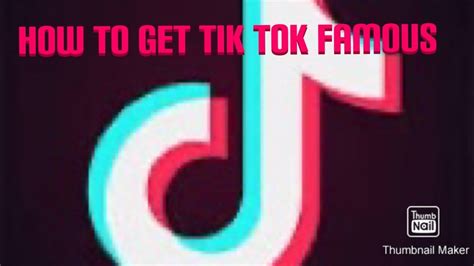 How To Get Tik Tok Famous Youtube