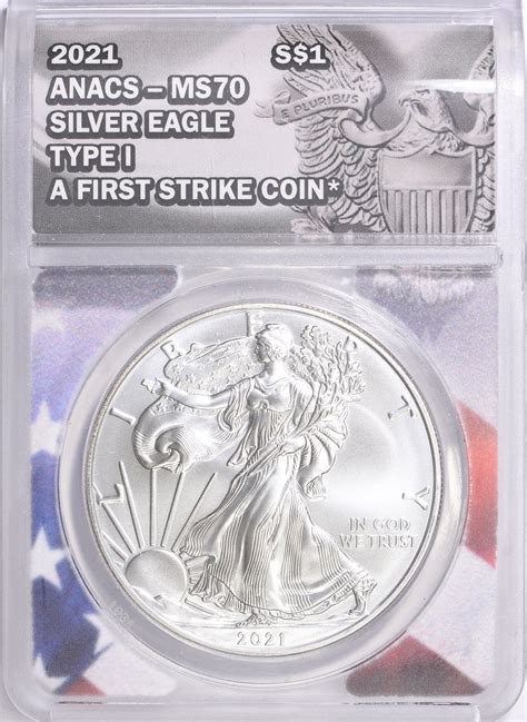 Silver Eagle Type First Strike Anacs Ms Item