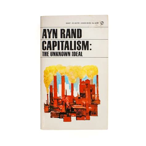 Original Book Cover Artwork Capitalism The Unknown Ideal By Ayn Rand