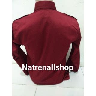 Jual Kemeja Seragam Kerja PNS Baju Pdh Warna Maroon Indonesia Shopee