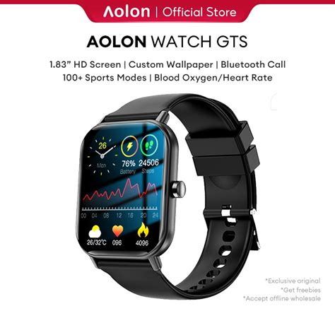 Jual Aolon New Gts Smart Watch Mm Original Custom Wallpaper Jam