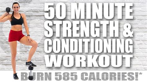 50 Minute Strength And Conditioning Workout 🔥burn 585 Calories 🔥