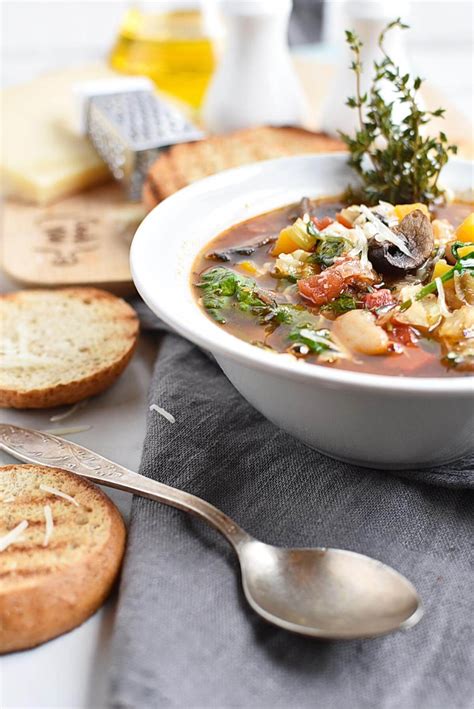 White Bean Tomato Mushroom Soup Recipe Cookme