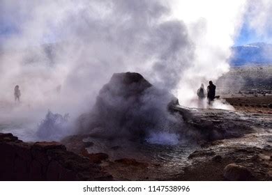 Ash Clouds Eruption Cotopaxi Volcano Stock Photo