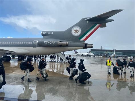 Llegan 240 Efectivos De La Guardia Nacional Para Relevar Tropas En