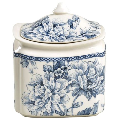 Adelaide Blue And White Small Canister Lid By Fifth Pts