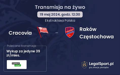 Cracovia Raków gdzie oglądać Transmisja TV i stream online 19 05