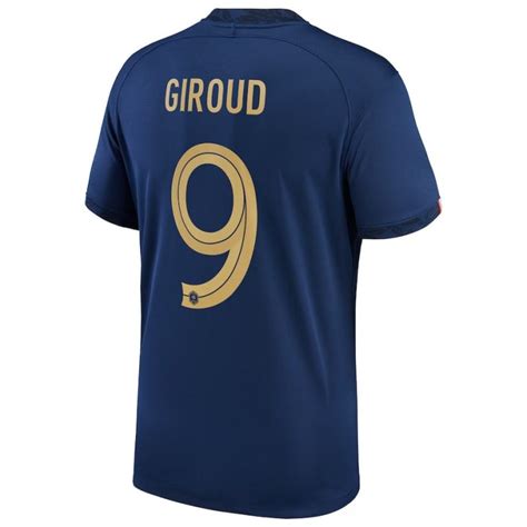 Maillot Equipe De France Domicile Giroud Foot Soccer