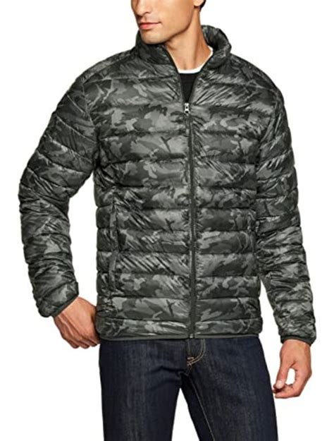 Buy Tsla Mens Lightweight Packable Accent Puffer Jacket Water