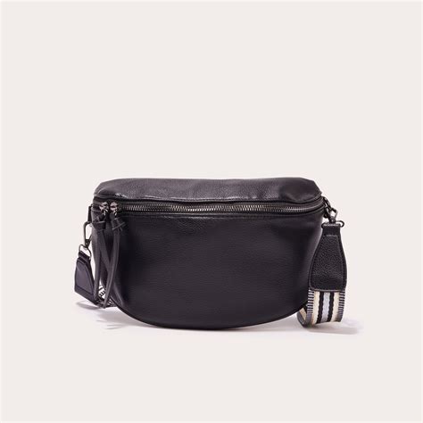 Sac Banane En Bandouli Re Noir Femme Cache Cache