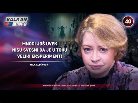 Intervju Mila Ale Kovi Mnogi Jo Uvek Nisu Svesni Da Je U Toku