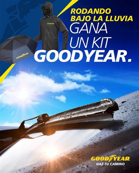 Concurso Rodando Bajo la Lluvia Gana artículos Goodyear Ganapromo