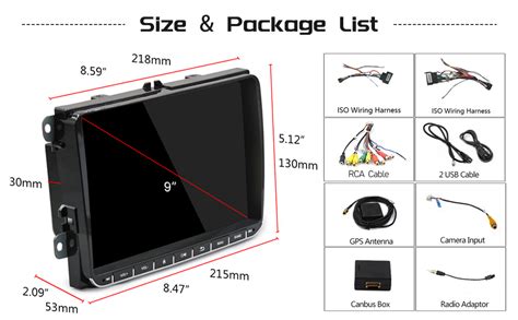 Podofo Autoradio Android Per Vw Gps Navigation Pollici Touch Screen