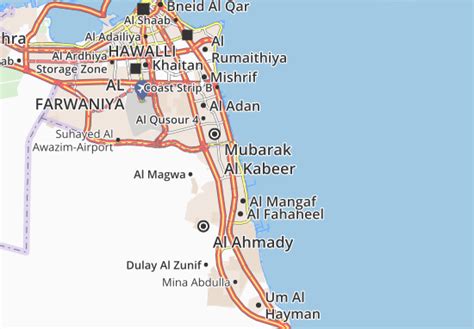 Michelin Al Mahboula Map Viamichelin