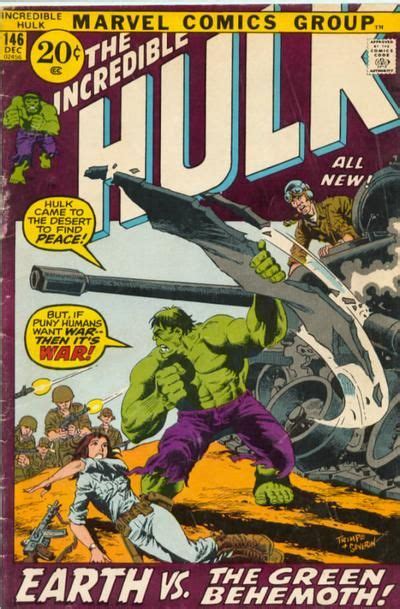 Incredible Hulk 146 By Herb Trimpe And John Severin Marvel Comics