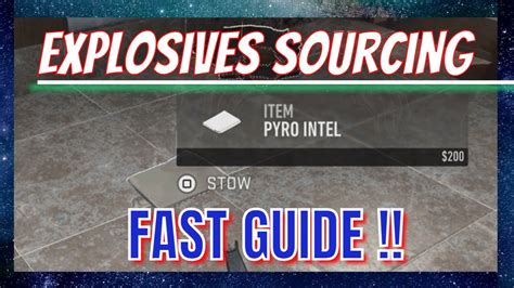 Dmz Season 4 Explosives Sourcing Fast Guide Crown Faction Tier 4