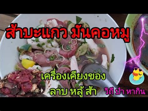 สาบะแกว มนคอหม เครองเคยงลาบ หล สา แบบบานๆ YouTube