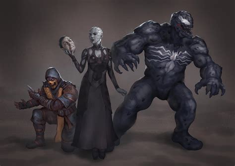 Unlikely Trio Scorpion Venom Cenobite Female By Ekknight On Deviantart