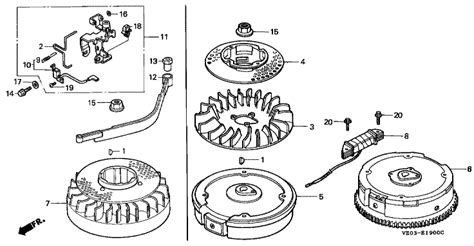 Honda Hrb K Sme Fly Wheel Lawn Turfcare Machinery Parts