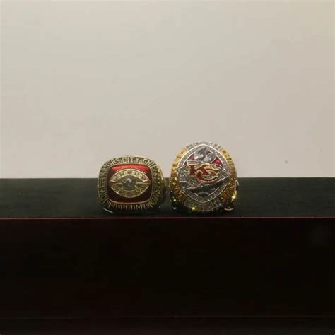 2 Kansas City Chiefs Super Bowl Rings Set – Championship Rings Store