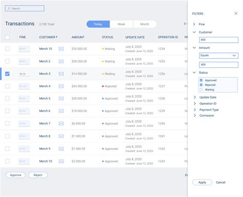 Table Crm Uxui On Behance