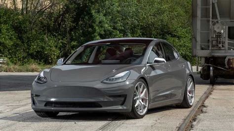 Check Out This 'Nardo Gray' Tesla Model 3