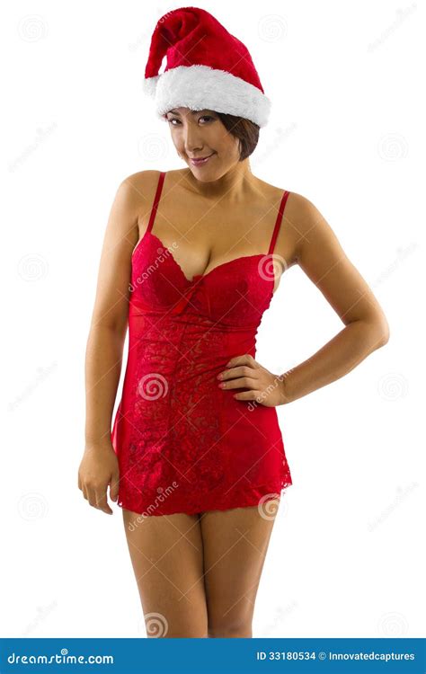 Christmas Lingerie Stock Photo Image Of Holiday Asian