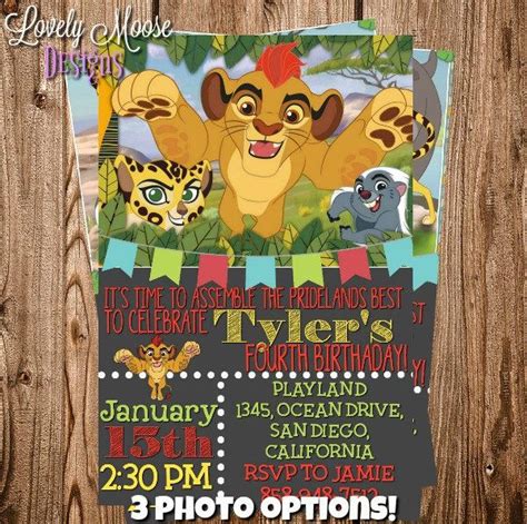 The Lion King Birthday Party Printables