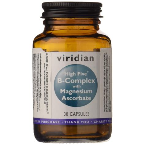 Viridian High Five B Complex Con Ascorbato Mg 30 Vcaps 【compra Online】