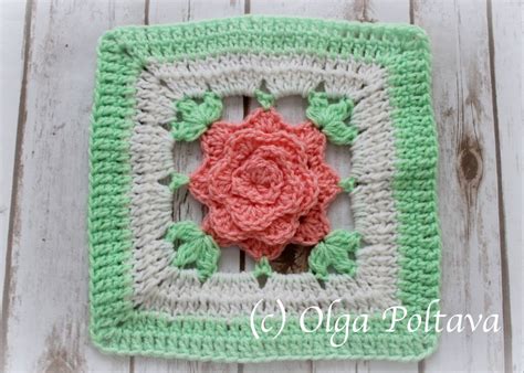 Rolled Up Crochet Rose Easy And Quick To Make Free Crochet Pattern