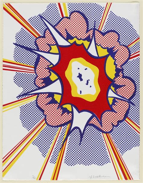 Roy Lichtenstein Explosion From 9 1967 Moma Roy Lichtenstein Pop