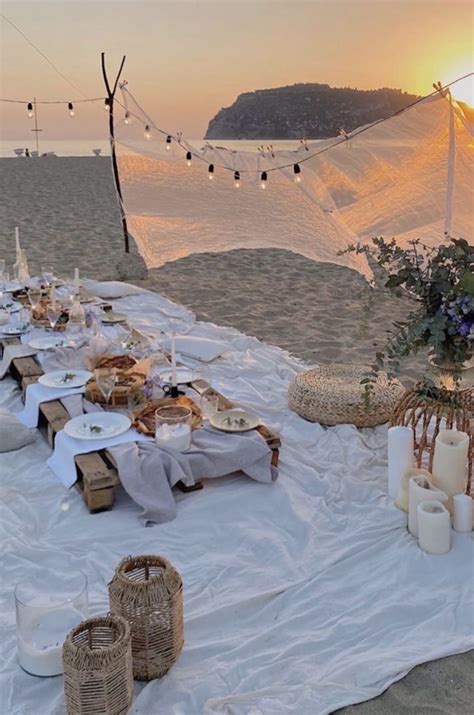 Beach Dinner Parties Beach Picnic Party Birthday Dinner Party Boho