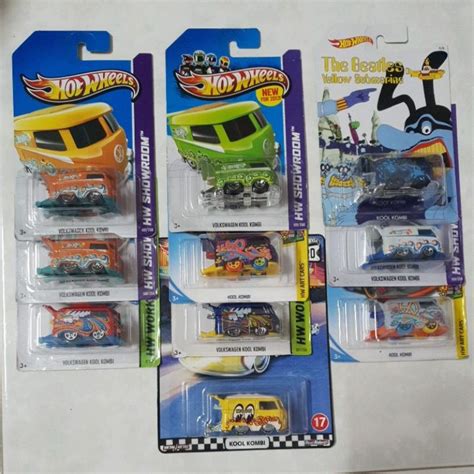 HOT Wheels Volkswagen VW Kool Kombi Many Variant Shopee Malaysia