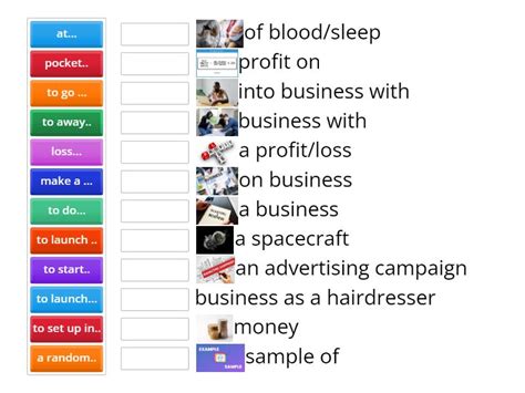 B1 Collocations Match Up