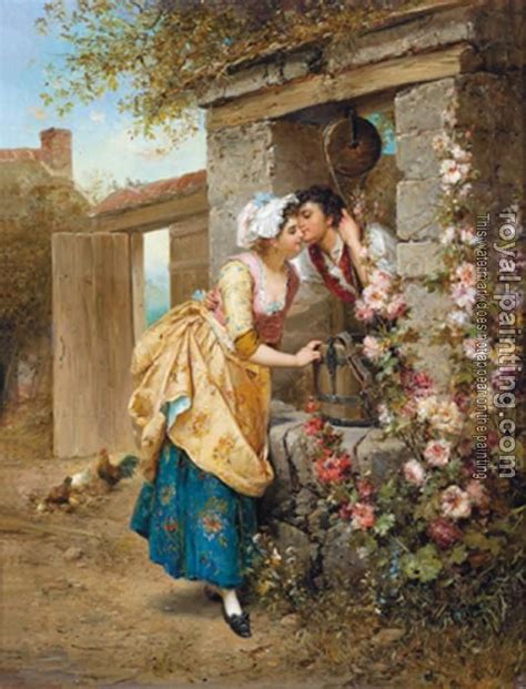 Hans Zatzka Kiss Classic Paintings Beautiful Paintings Pictures To Paint Art Pictures